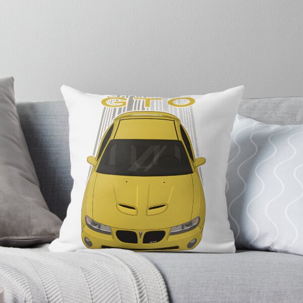 Item preview, Vintage Yellow Pontiac GTO Classic Muscle Car Illustration designed and sold by covadova.