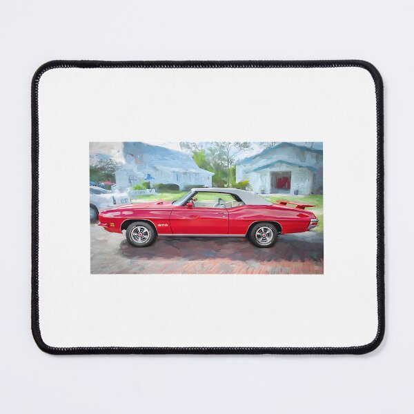 Item preview, Classic Red Pontiac GTO Convertible Car Illustration designed and sold by covadova.