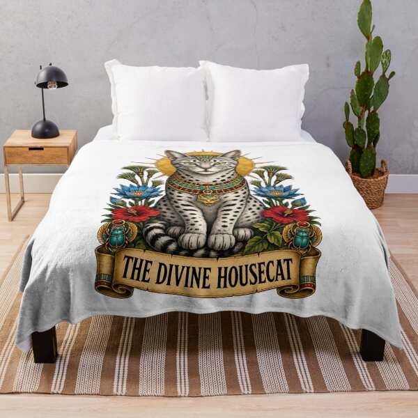 Item preview, The Divine Housecat Egyptian Cat Art designed and sold by Old's Cool Cat Studio.