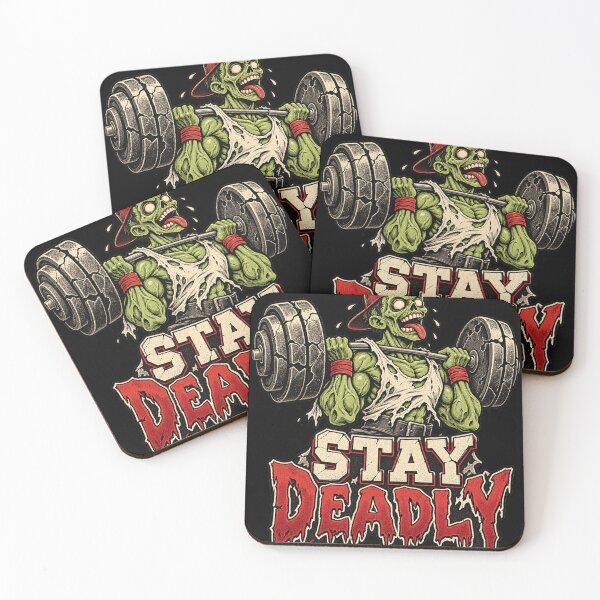 Item preview, Stay Deadly Zombie T-Shirt Design designed and sold by THAT-ONE-TEE.