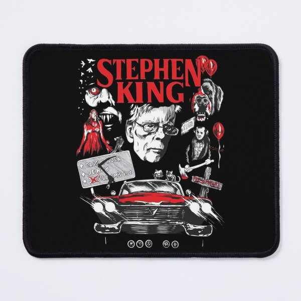 Item preview, Stephen King Horror Characters Vintage Collage Graphic designed and sold by Nancy Carpenter.