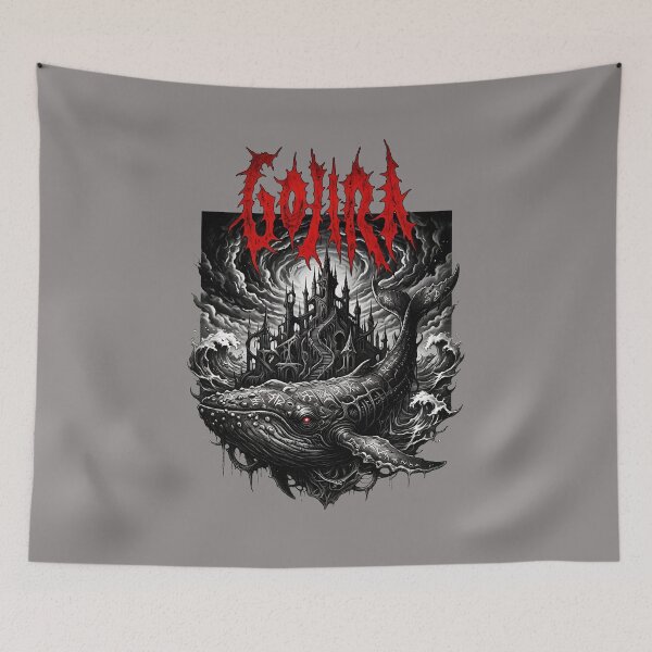 Item preview, Whale Castle Moon Metal Band Art-69 designed and sold by NicolasScherere.