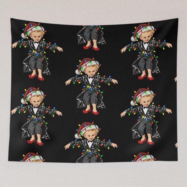 Item preview, Christmas Baby Santa Tiptoeing With Festive Lights designed and sold by RDGNR.