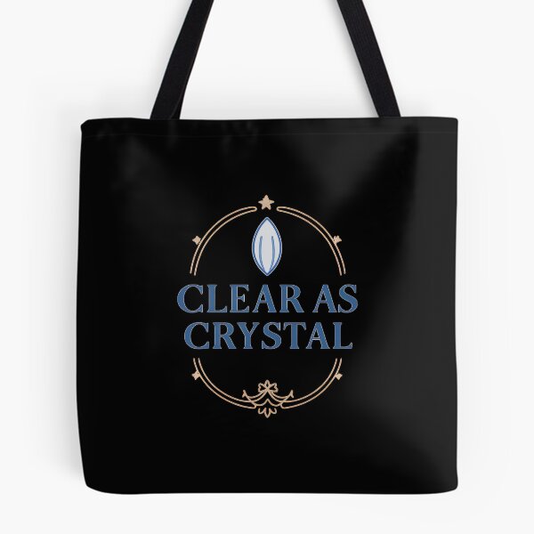 Item preview, Clear as Crystal – Inspirational Quote Design designed and sold by Bizzfora.