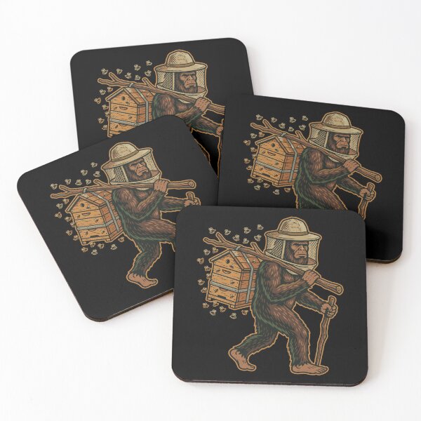 Item preview, Bigfoot Beekeeper Sasquatch Honey Beekeeping designed and sold by Hernisemok.