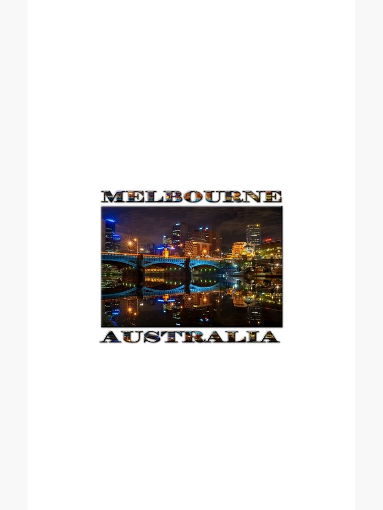 Reflective City (poster edition on white) by RayW