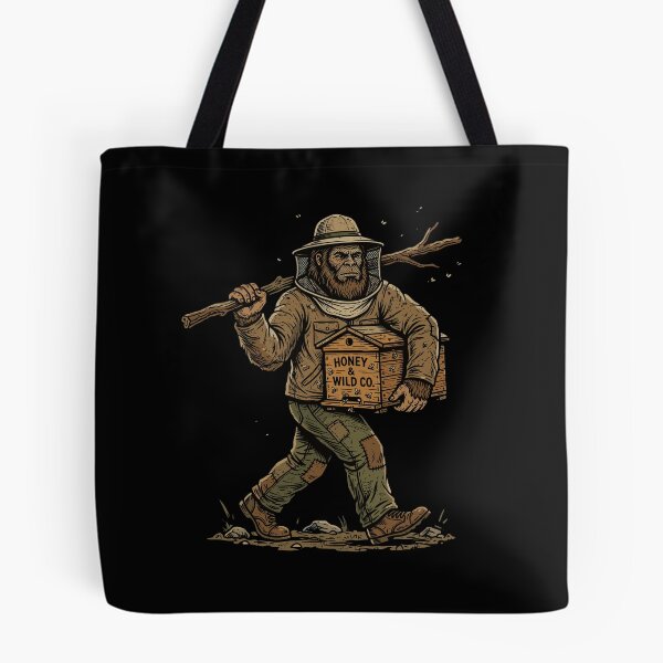 Item preview, Bigfoot Beekeeping Honey & Wild Co. Sasquatch Cryptid Apiarist designed and sold by Hernisemok.