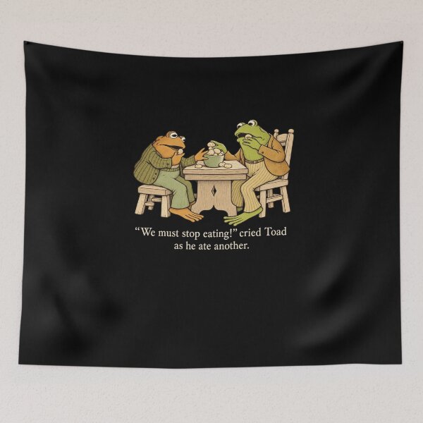 Item preview, Frog and Toad Stop Eating Storybook Friendship Quote designed and sold by NAAYAX.