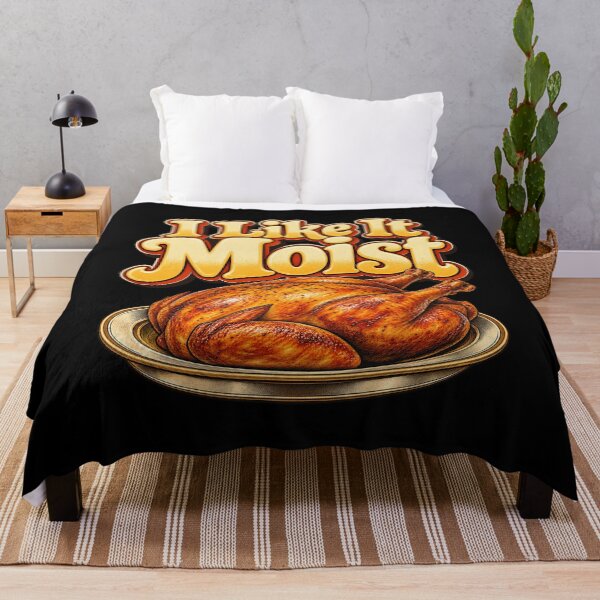 Item preview, I Like It Moist – Funny Thanksgiving Turkey Dinner, Juicy Turkey and Holiday Food Humor designed and sold by Trendably.