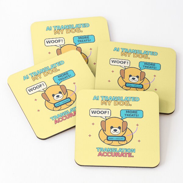 Item preview, AI Translated My Dog - Funny Dog Language Translator designed and sold by Ink and Wink.
