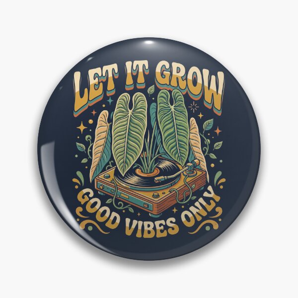 Item preview, Let It Grow Good Vibes Only Turntable Philodendron designed and sold by EdvvinStudios.