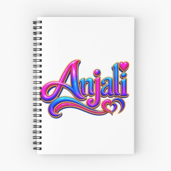 Item preview, Anjali Colorful 3D Name Art designed and sold by Design Sounds Studio.