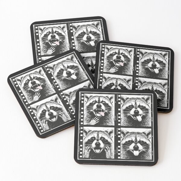 Item preview, Funny Raccoon Faces Animal Lover Wildlife Enthusiast designed and sold by Hernisemok.