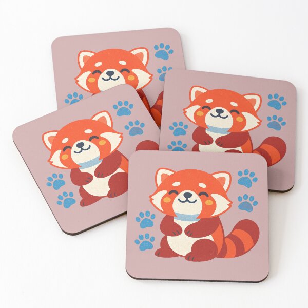 Item preview, Cute Retro Red Panda – Vintage Kawaii Animal Art designed and sold by Mousy17.