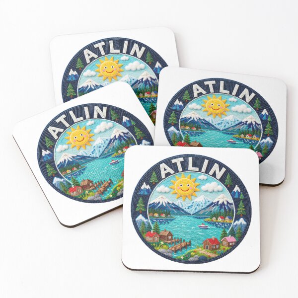 Item preview, Atlin British Columbia Canada Sticker - Lake Mountain Village Travel Souvenir Gift designed and sold by Imaginarium of Chaos falcon88 .
