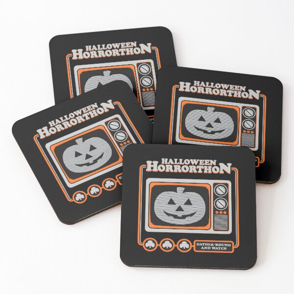 Item preview, Halloween Horrorthon Retro TV Jack-o-lantern designed and sold by SoyLamderma.