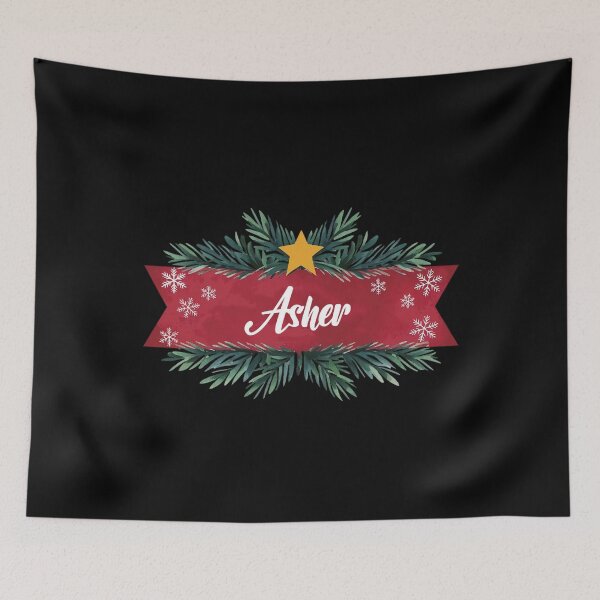 Item preview, Asher Personalized Custom Christmas Name - Cool & Funny Design for Men and Boys designed and sold by Watsonarts.