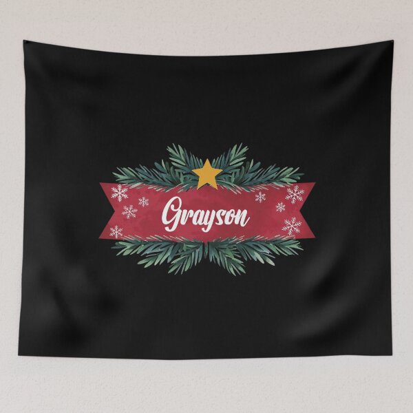 Item preview, Grayson Personalized Custom Christmas Name - Cool & Funny Design for Men and Boys designed and sold by Watsonarts.