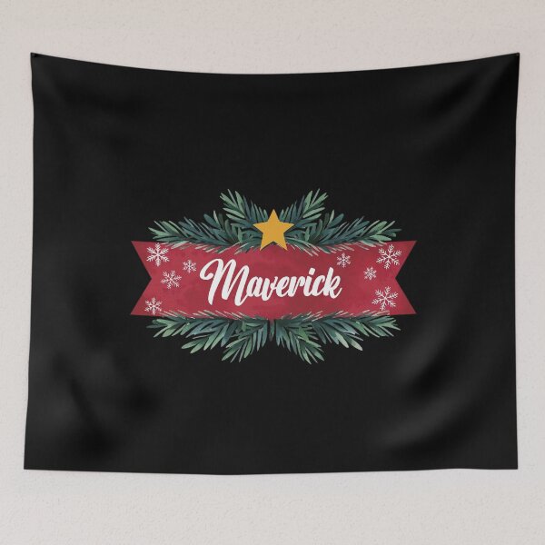 Item preview, Maverick Personalized Custom Christmas Name - Cool & Funny Design for Men and Boys designed and sold by Watsonarts.