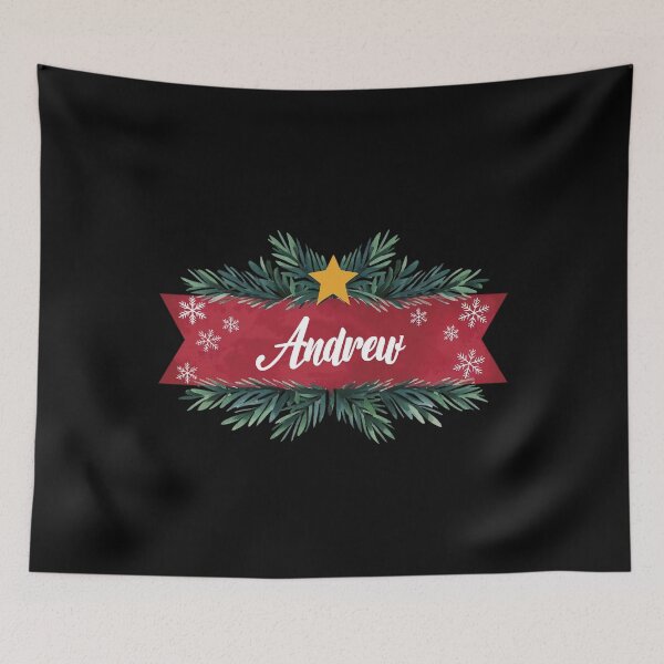 Item preview, Andrew Personalized Custom Christmas Name - Cool & Funny Design for Men and Boys designed and sold by Watsonarts.