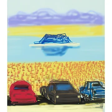 Artwork thumbnail, David Hockney by Rietjeeecker
