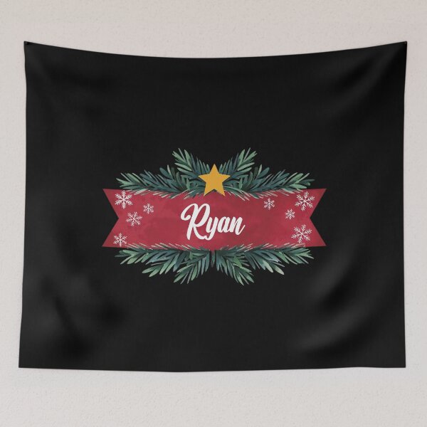 Item preview, Ryan Personalized Custom Christmas Name - Cool & Funny Design for Men and Boys designed and sold by Watsonarts.