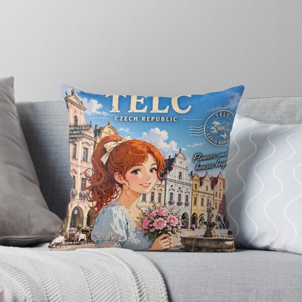 Item preview, Czech Republic — Telč — A Colorful Renaissance Dream designed and sold by DibujandoPorfa.
