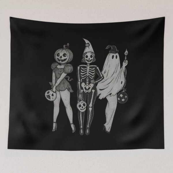 Item preview, Retro Halloween Trio Design designed and sold by SoyLamderma.