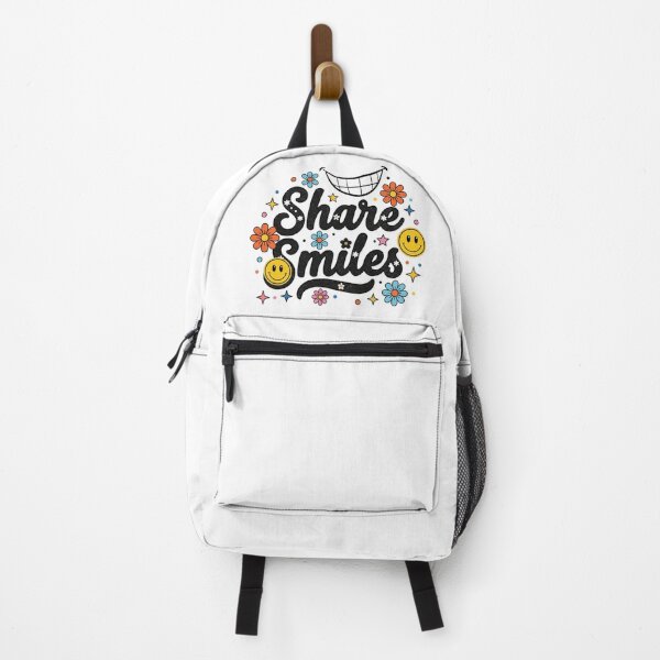 Item preview, Share Smiles and Spread Kindness Retro Smiley Quote designed and sold by Sarah'sCreativeLab.