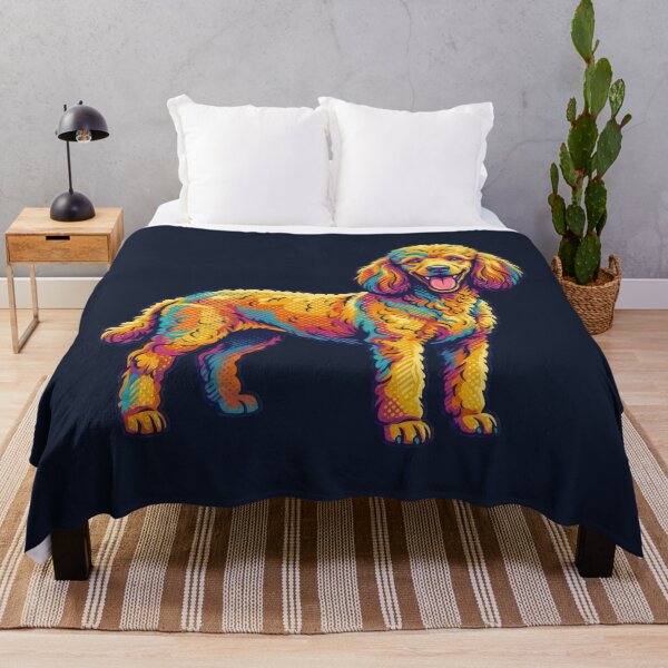 Item preview, Vibrant Pop Art Poodle - Colorful Dog Illustration designed and sold by TontikDesign.