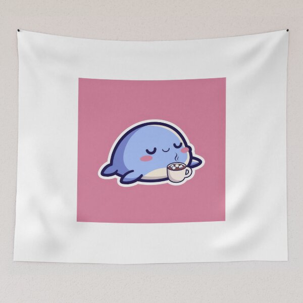 Item preview, Hot Cocoa Sunfish Winter Sticker designed and sold by SungFishCoop.
