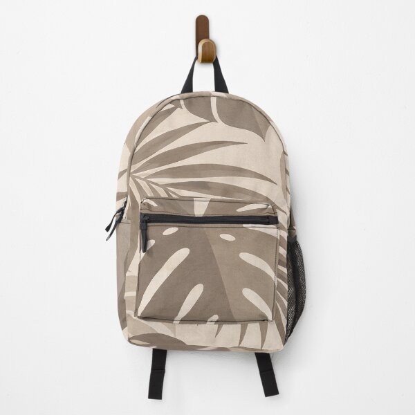 Item preview, Taupe Palm Leaf Minimalist Pattern designed and sold by LenNo9881.