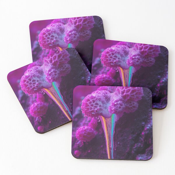 Item preview, Pink Honeycomb Fungus Dripping Rainbow Liquid designed and sold by monkeybusiness.pt.