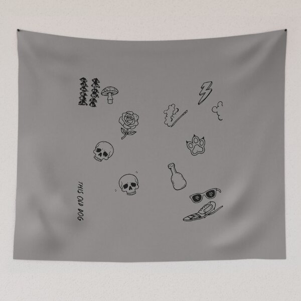 Item preview, This Old Dog Doodle Collage Art T-Shirt-73 designed and sold by MargaritaWegen.