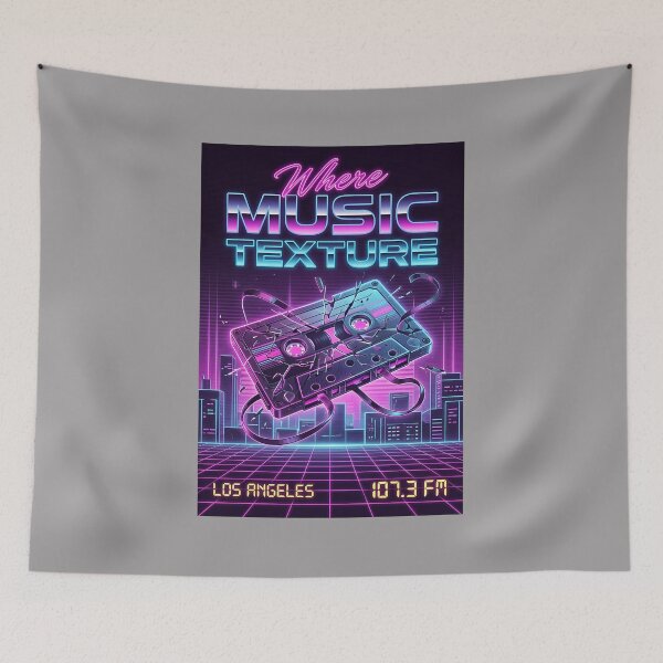 Item preview, When Music Had Texture Cassette Retro Vibe-87 designed and sold by GeorgLinke.