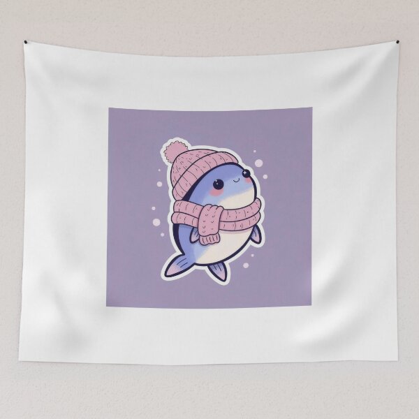 Item preview, Bundled Up Sunfish Winter Sticker designed and sold by SungFishCoop.