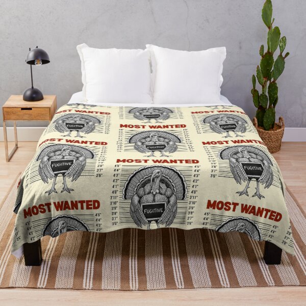 Item preview, Mugshot Turkey Hunting Thanksgiving Most Wanted Fugitive designed and sold by QuirkyGuacamole.