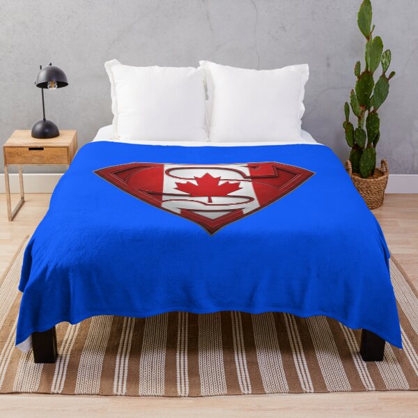 Item preview, Superman Canadian Flag logo design designed and sold by Mad Apparel.