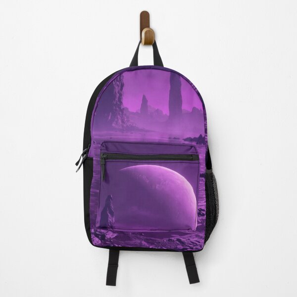 Item preview, Purple Alien Planet Spires Under Giant Moon designed and sold by monkeybusiness.pt.