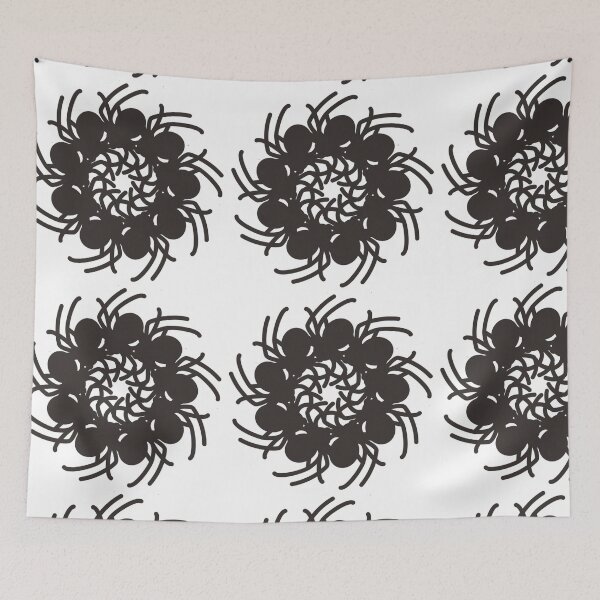 Item preview,  Gothic Spider Mandala Geometric Circle Art Print designed and sold by hepopatterns.