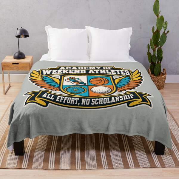 Item preview, Funny Weekend Athlete Academy Sports Badge designed and sold by BROHLine Studio.