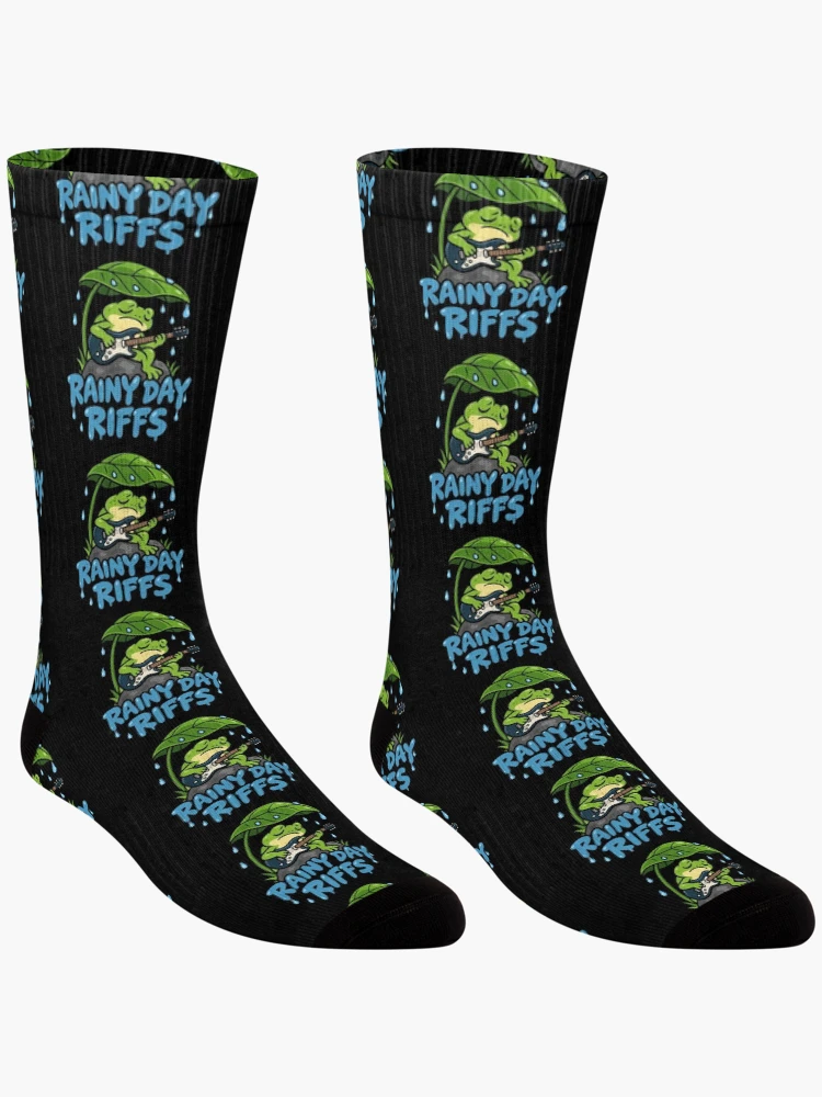Thumbnail 3 of 5, Socks, Rainy day Riffs designed and sold by JamesSpring.