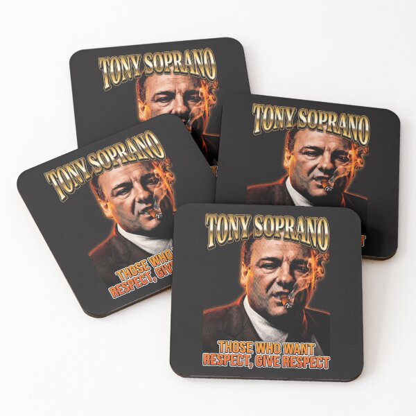 Item preview, Tony Soprano Respect Mob Boss Cigar Quote designed and sold by Enea Kelo.