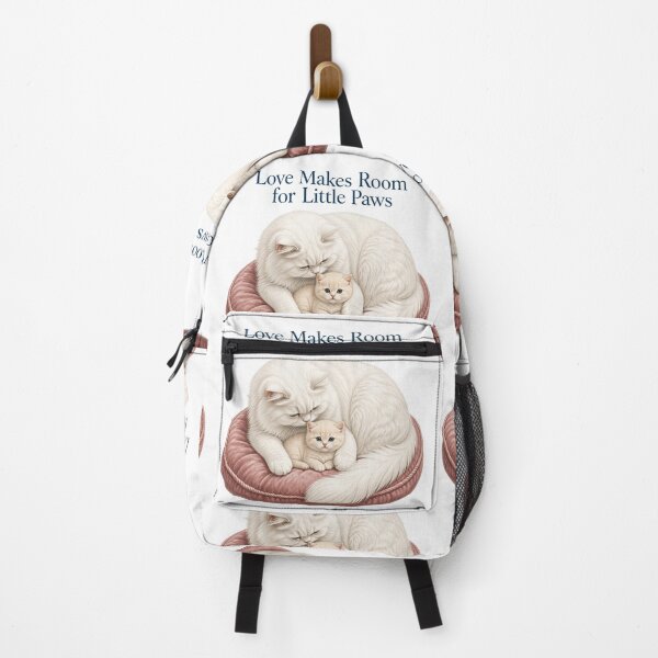 Item preview, Persian Mother’s Day Cat Cuddling a Kitten designed and sold by PurrBloom Studio.