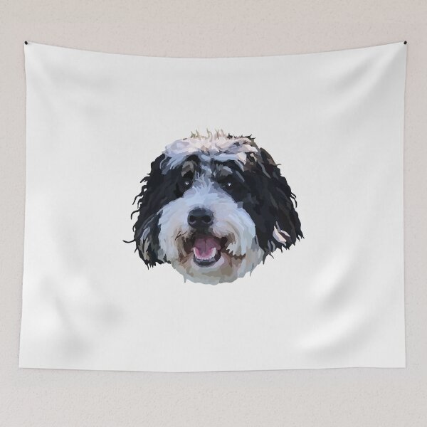 Item preview, Percy the Happy Bernedoodle designed and sold by Levi & Koda Studio.