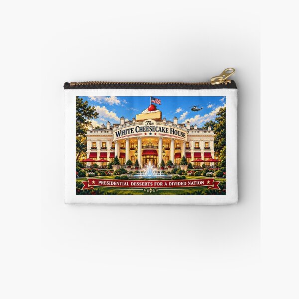 Item preview, The White Cheesecake House – Funny American Dessert Parody designed and sold by Pop, Culture and Stuff.