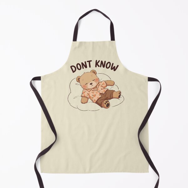 Item preview, Don't Know Cute Sleepy Teddy Bear – Kawaii Lazy Bear Aesthetic designed and sold by GlimTig.