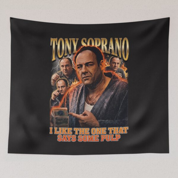 Item preview, Tony Soprano Orange Juice Collage Bootleg designed and sold by Enea Kelo.