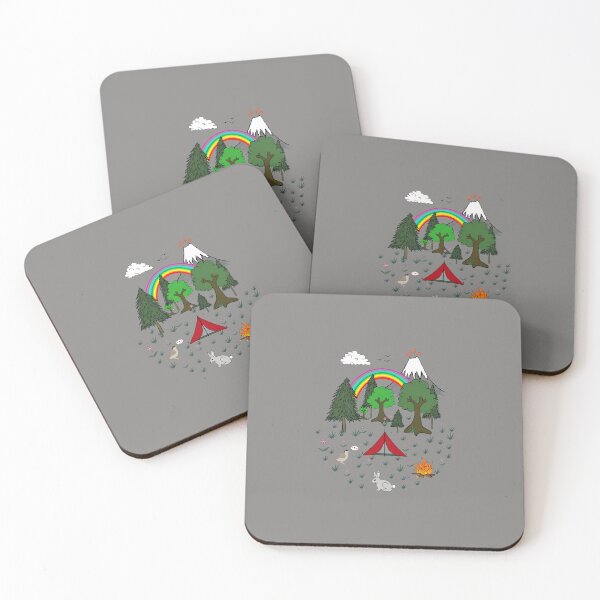 Item preview, Whimsical Heart Camping Nature Scene-25 designed and sold by HeidrunFreun.