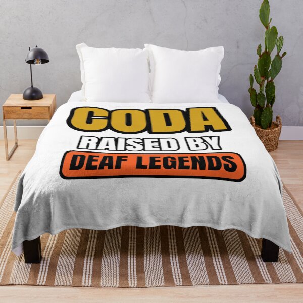 Item preview, CODA, Raised by Deaf Legends - Child of Deaf Adults designed and sold by DeafChamp.